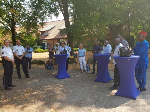 Anagu consulting on a visit to German Highway police with delegates from Nigeria