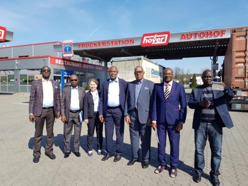 Anagu consulting with Senate committee on Land transport on a visit to German Truck Parks